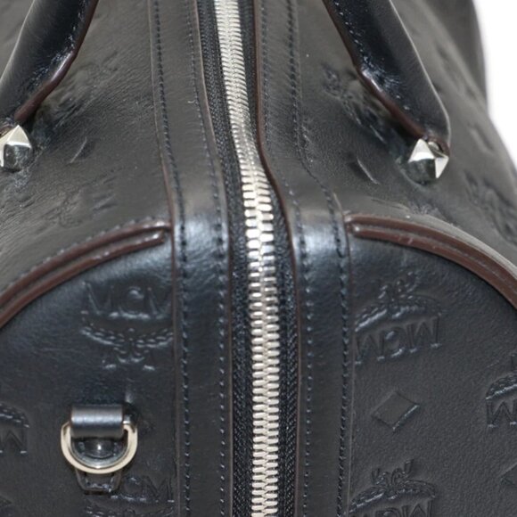 MCM Calfskin Ottomar Monogram Essential Boston Bag - Picture 3 of 15